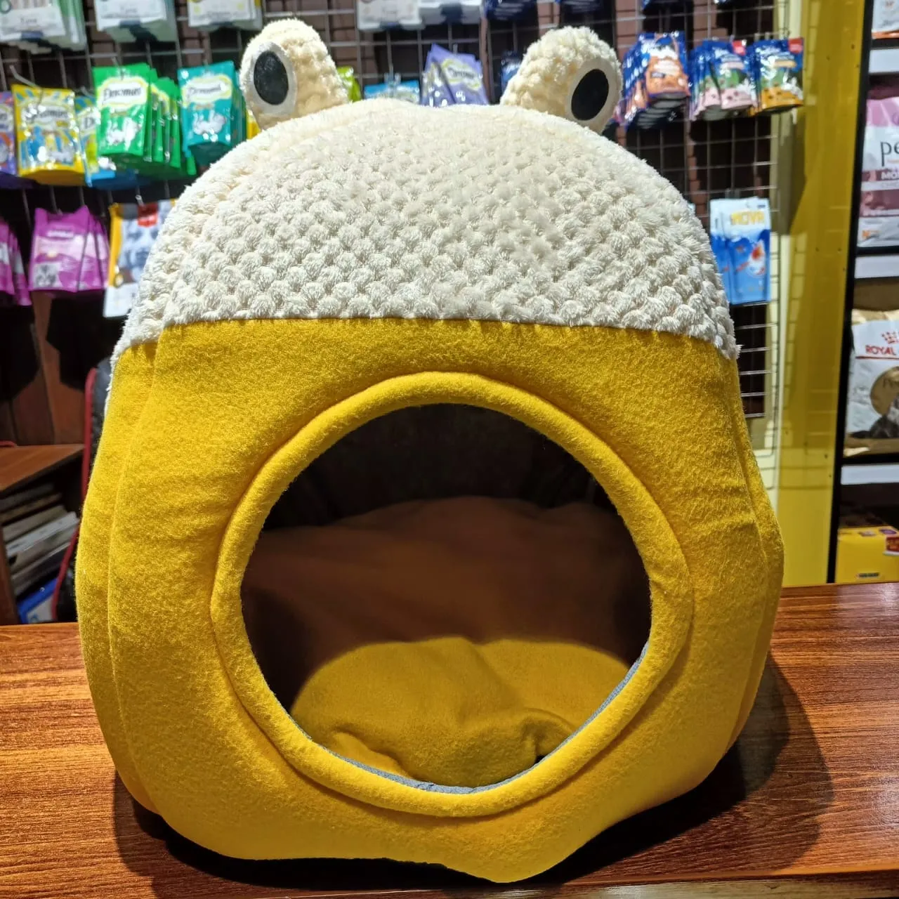Frog Shaped Cat House Bed Frog Shaped Cat House Bed