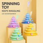 PawSpin Track Tower for Cats