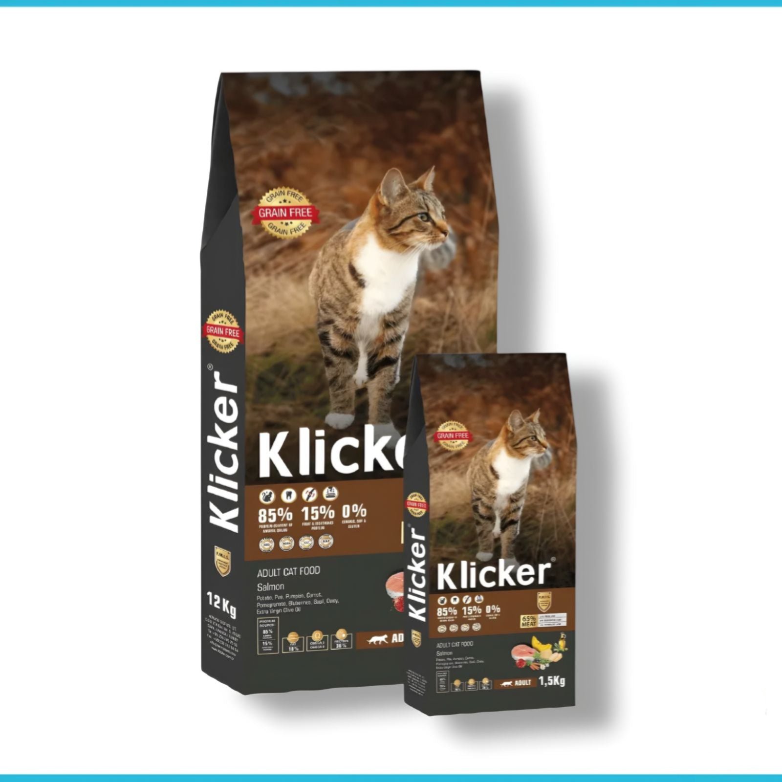 2025/12/1000242990.jpg Klicker Sterilized Adult Grain Free Cat Food Chicken - Image 1