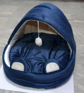 Cat House Beds, 2 in 1 Universal Mongolian Pet Bed Kitten Small Dog Multifunctional Foldable Comfortable Tent Home - Image 3