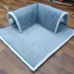Cat Tunnel Bed & Play Tunnel with Hanging Toy Balls, Detachable & Washable, Great Gift for Small Pets (20 Inch, Grey)