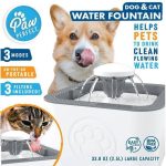 Cat Water Fountain, 2.5L Ultra Quiet Dog & Cat Drinking Fountain with Filter, Automatic Pet Water Fountain for Cats and Dogs