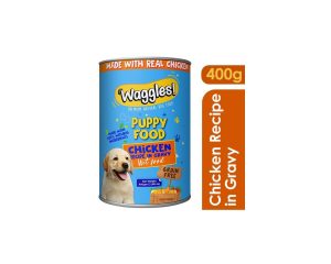 Waggles Puppy Beef Wet Food Can 400 Gram - Image 4