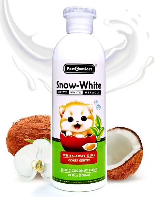 2026/01/1000371971.jpg Paw Comfort Snow White Shampoo-Exotic Coconut Blend (300ml) - Image 1