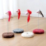 Cat Interactive Spring Mouse Post Toy
