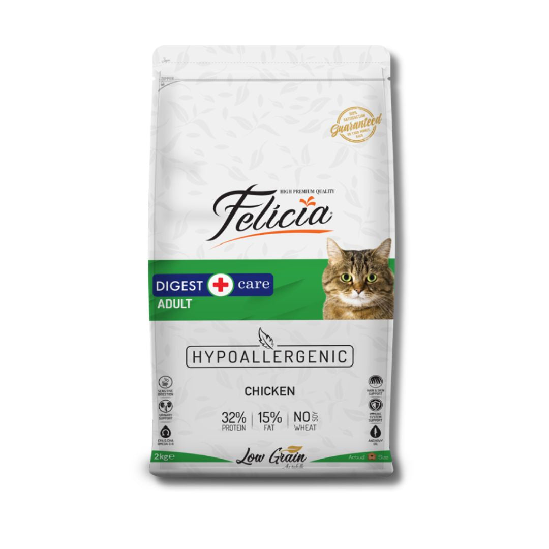 Felicia-Digest-Care-Adult-Chicken-Petco.jpg Felicia Digest Care Adult Cat Food with Chicken - Image 1