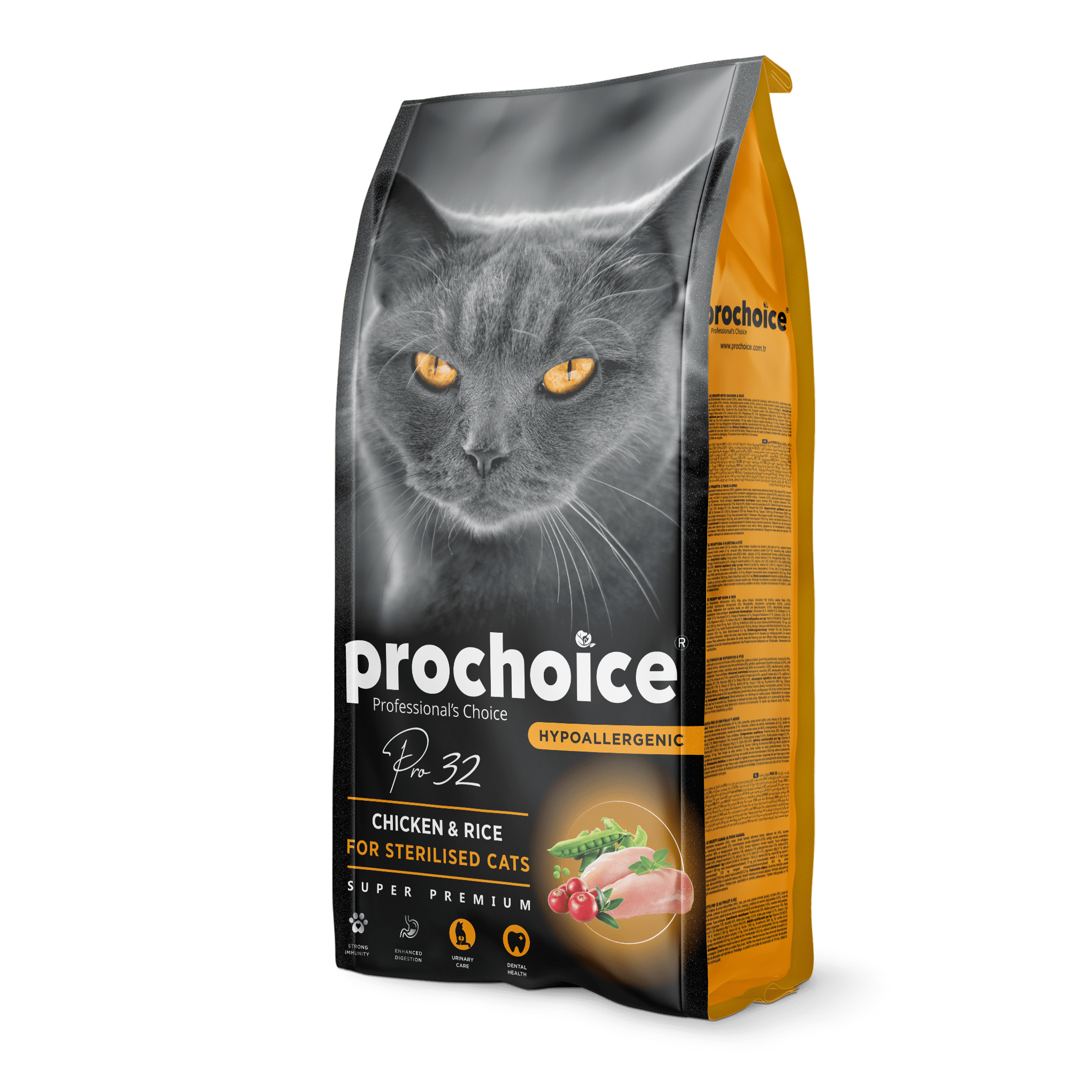 PROCHOICE_Pro32_15kg.png Prochoice Pro 32 Chicken & Rice | Adult Cats - Image 1