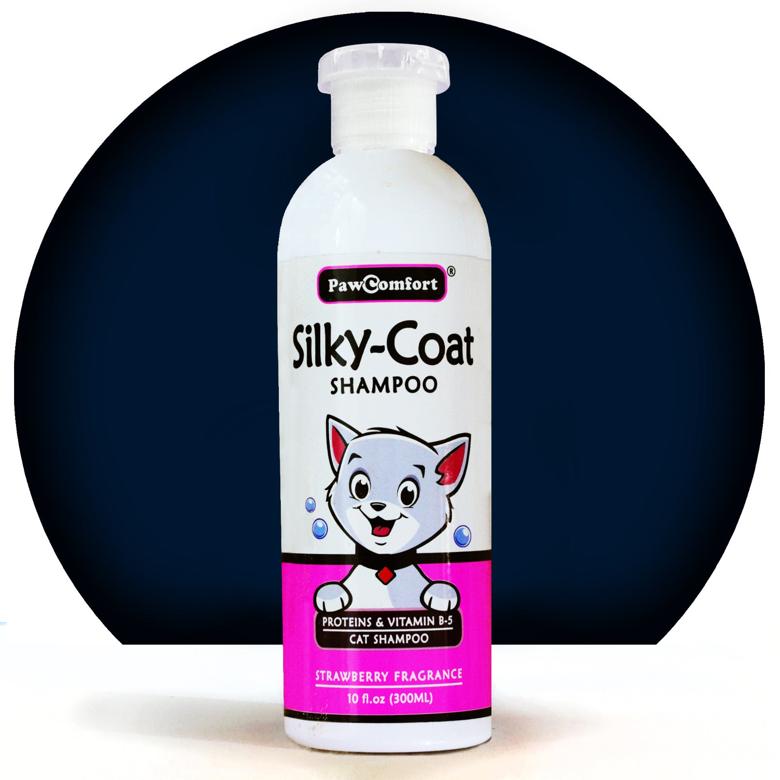 WhatsApp-Image-2023-06-18-at-2.19.12-PM-1-1.jpg Paw Comfort Silky Coat Cat pink Shampoo 300ml - Image 1