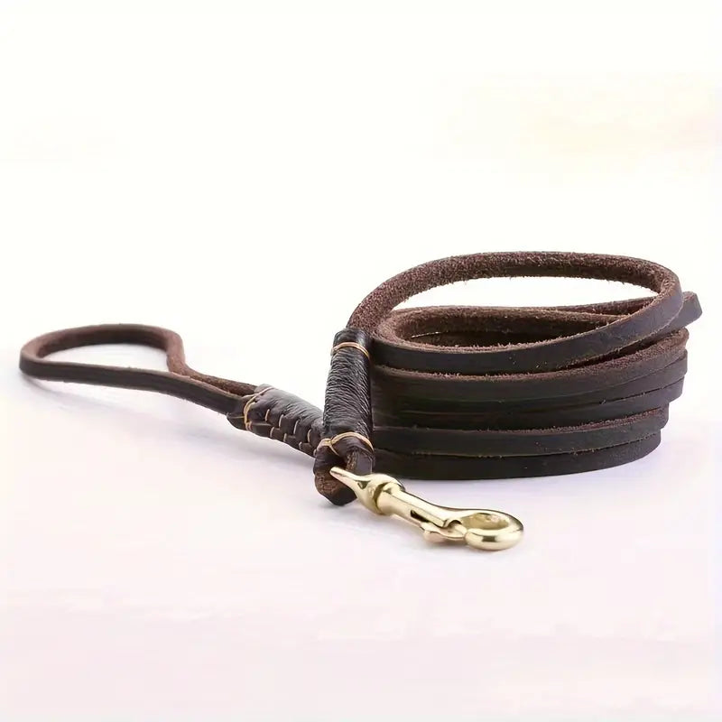 bc72fc93-a966-4aa5-bd21-f7b18db45dab.jpg Square Imported Leather Leash - Image 1