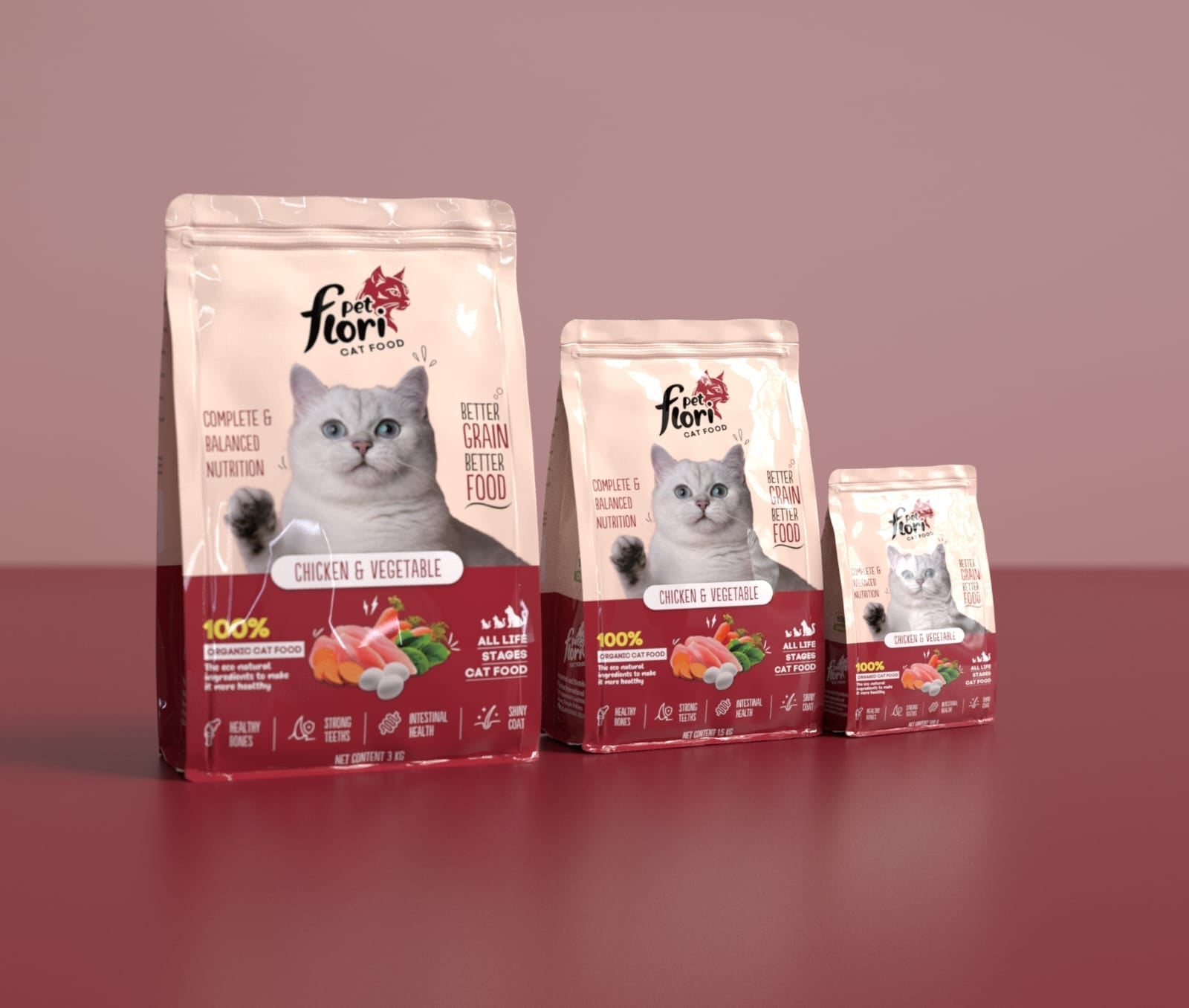 floripet.jpg Flori Pet Cat Food Chicken & Vegetable - Image 1