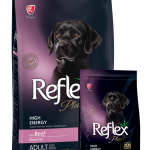 Reflex Plus High Energy Adult Dog Food with Beef