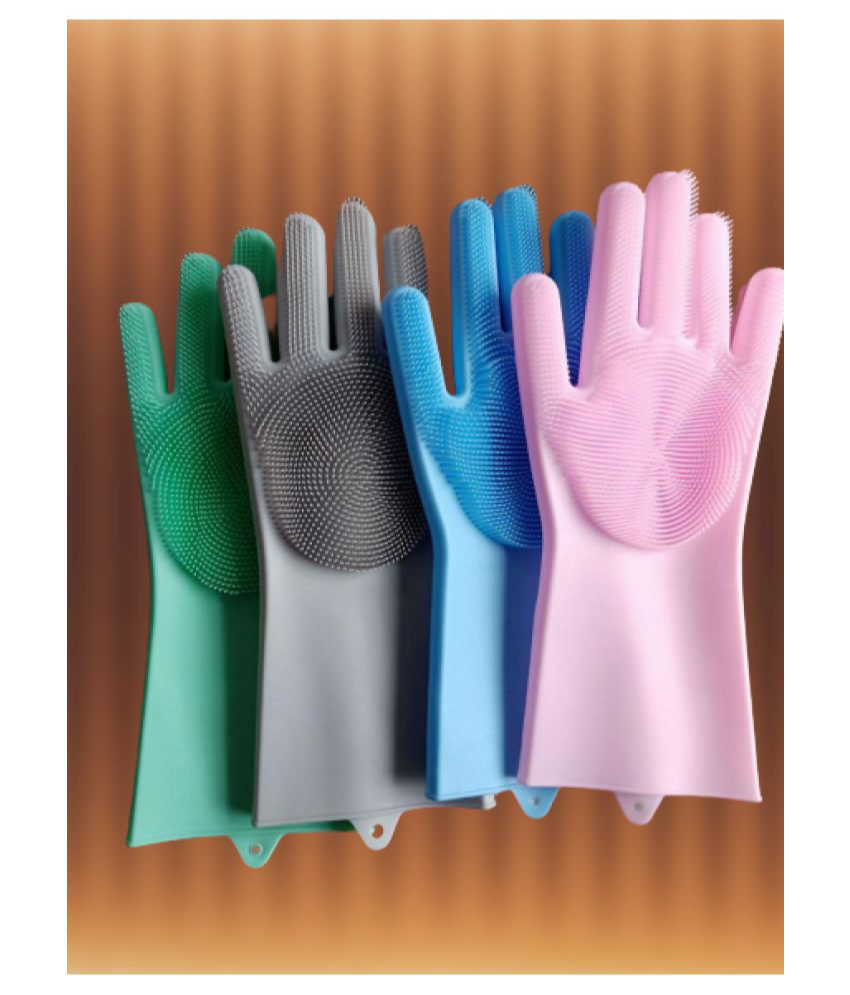 silicone-scrubbing-gloves-1000x1000-1.png Full Hand Pet Bath Glove for Cats and Dogs - Image 1