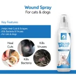 Fluff n Buff Wound Spray For Cats And Dogs – 120 ML