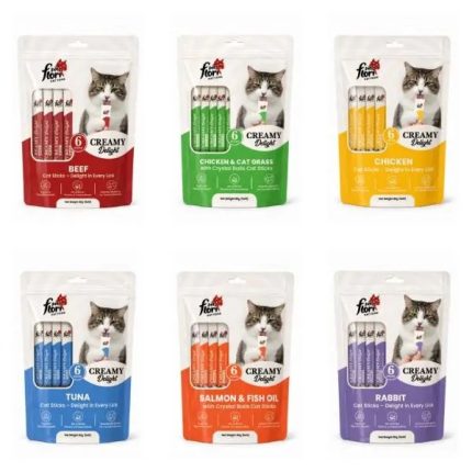 Flori Pet Creamy Delight Cat Treats (6 Pack) | All Flavors